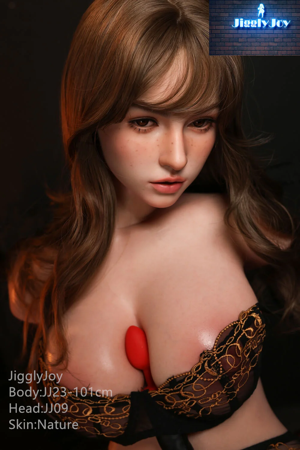 101cm (39.7") Full Silicone Torso Sex Doll with ROS Head - F-Cup - Winnie - Image 15