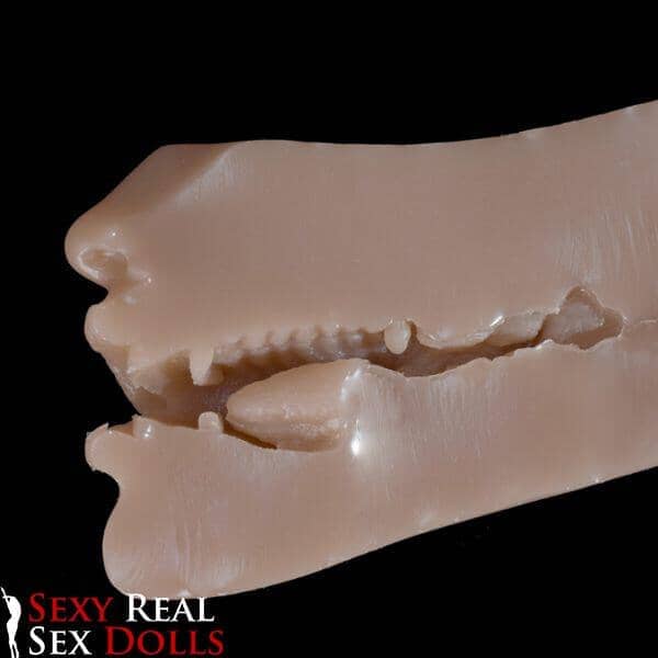 10cm (3.9") Blowjob Mouth with Teeth Masturbator ( Model# LY0011) - Image 8