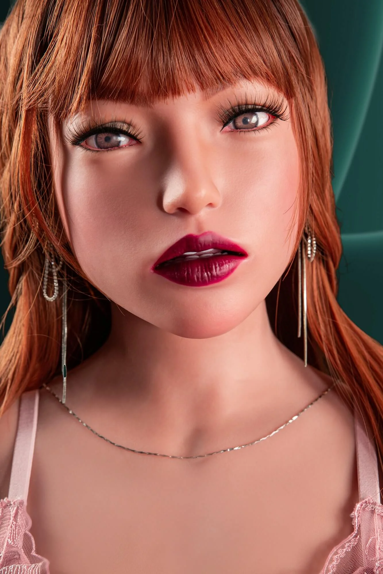110cm (3ft6") Redhead Sex Doll Torso Body TPE & Silicone Head - Polly - Image 3