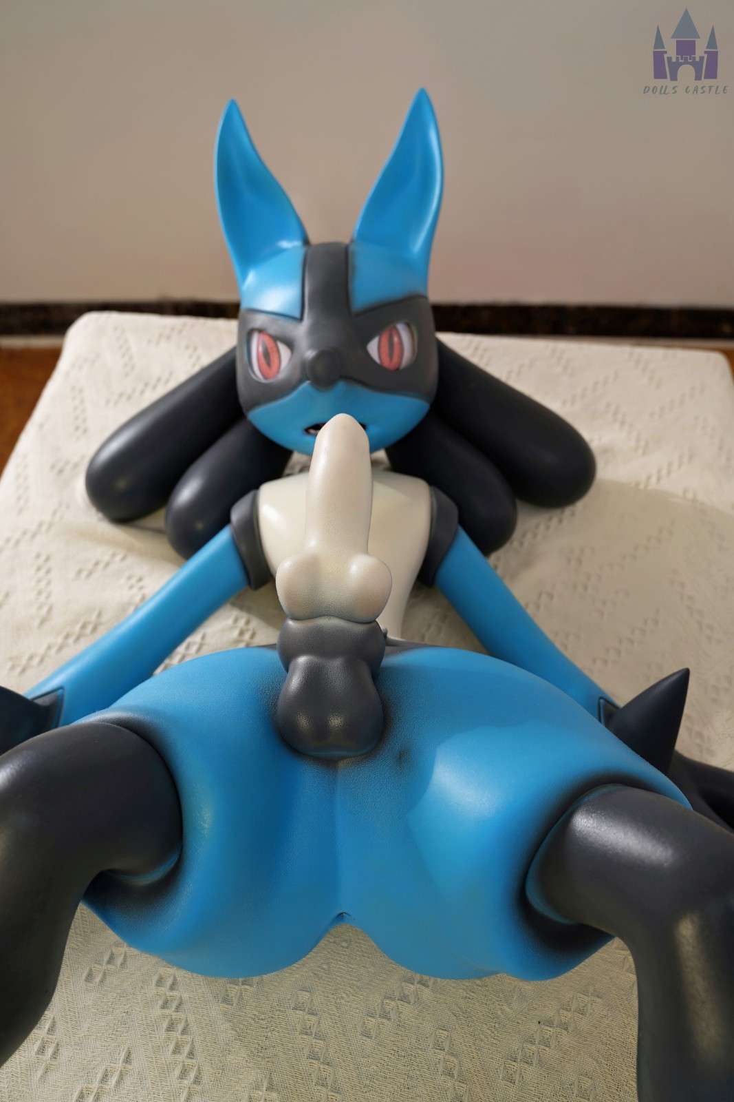 120cm (3ft11") Full Silicone Pokemon Male Sex Doll – Lucarion - Image 19