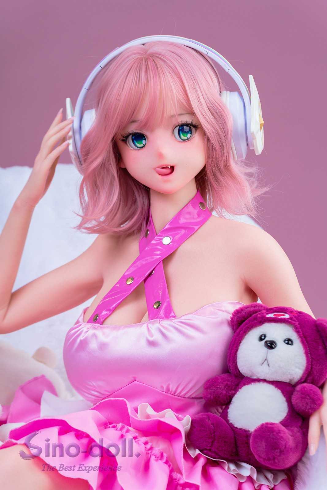 143cm (4ft8") Big Breasts Full Platinum Silicone Sex Doll - Soft-Max – Linlan - Image 3