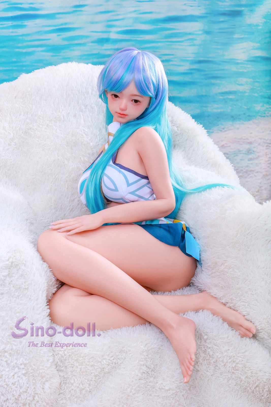 143cm (4ft8") Normal Breasts Full Platinum Silicone Doll  - Soft-Max – Linbai - Image 11