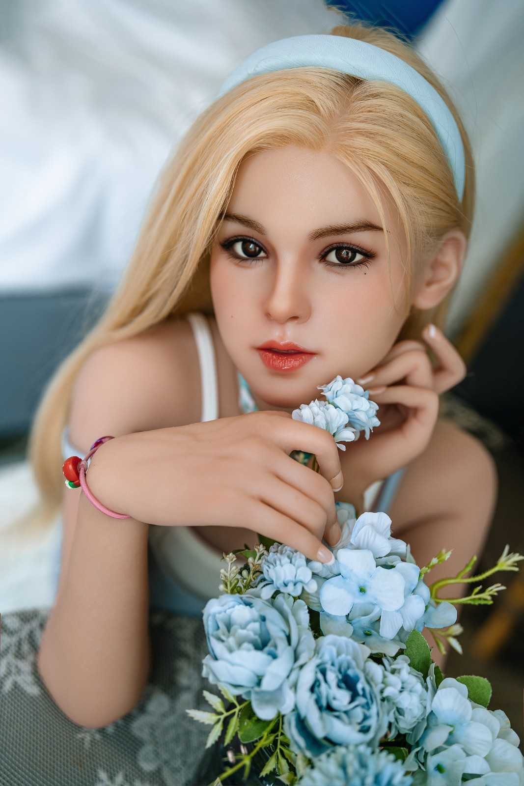 148cm (4ft10") Hybrid Sex Doll in Light Tan Skin with Movable Jaw - In Stock | US Only - Image 10