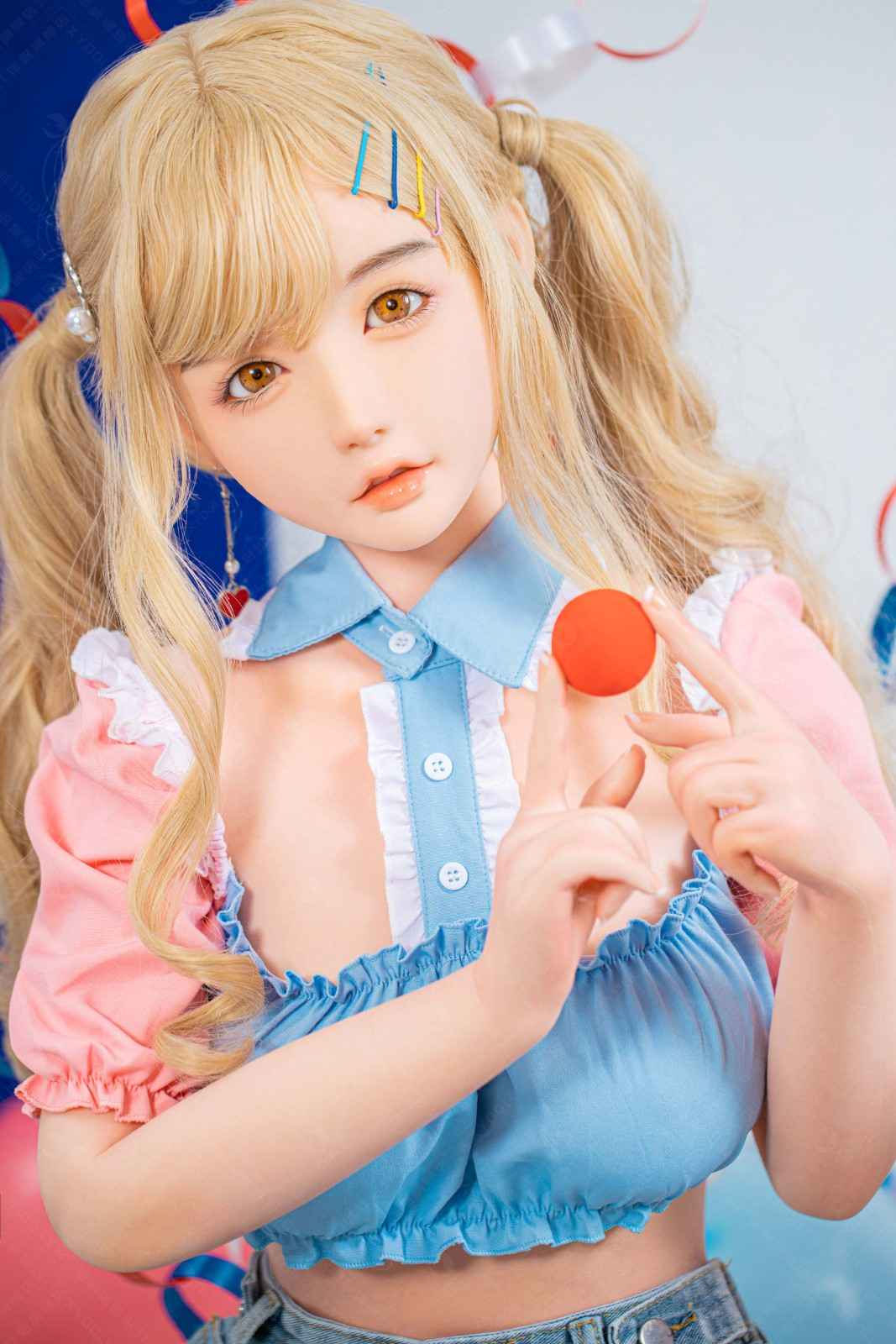 148cm (4ft8") Blonde Asian Silicone Doll - C-Cup - Amily - Image 3
