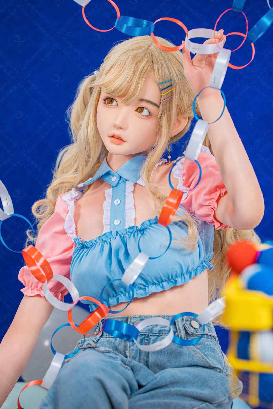 148cm (4ft8") Blonde Asian Silicone Doll - C-Cup - Amily - Image 7