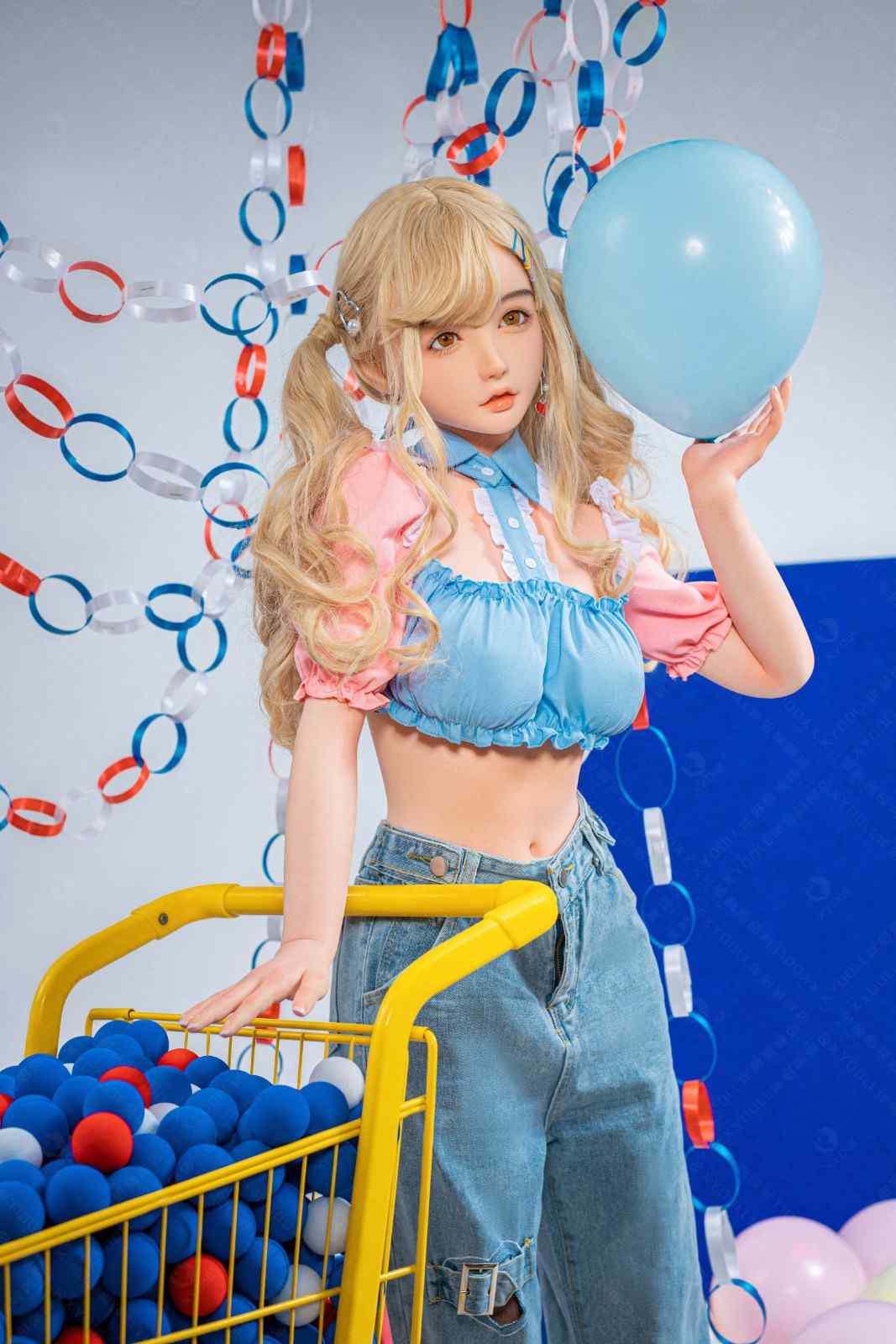 148cm (4ft8") Blonde Asian Silicone Doll - C-Cup - Amily - Image 8