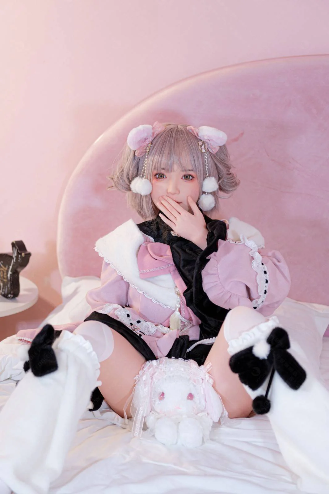 148cm (4ft8") Tender Pink Hair Silicone Sex Doll - C-Cup - Jill - Image 13
