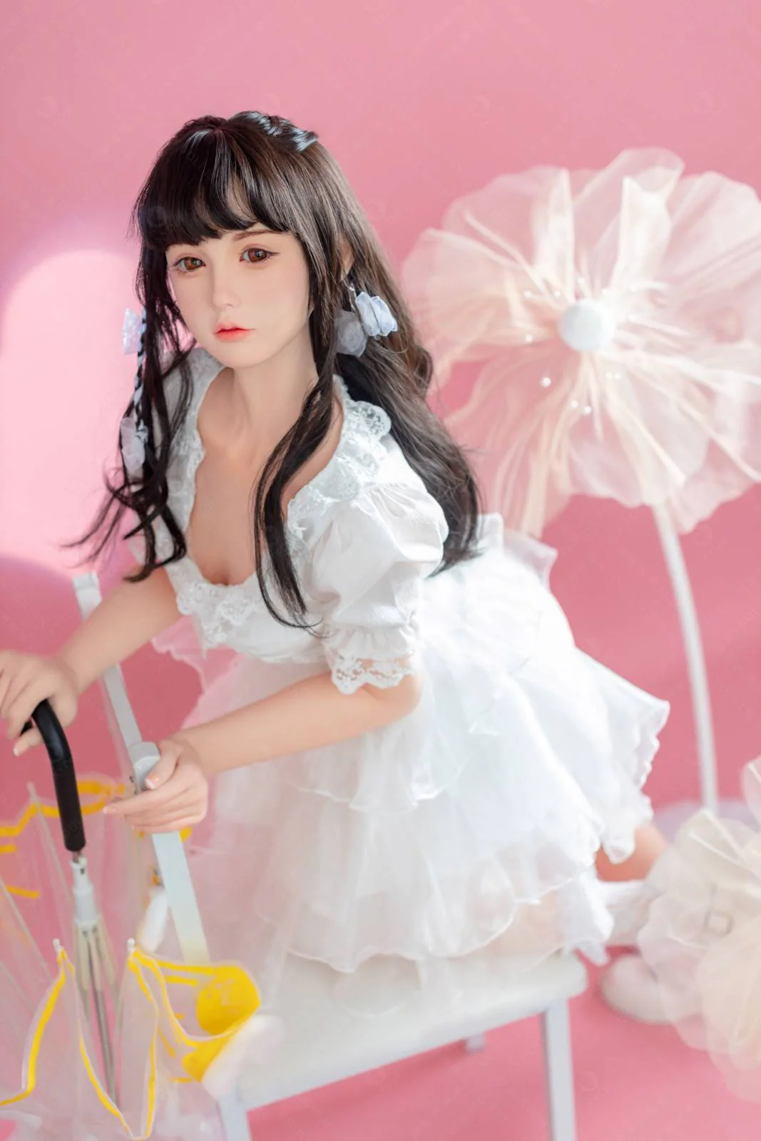 148cm (4ft8") Valentines Day Girl Silicone Sex Love Doll - C-Cup - Alice - Image 2