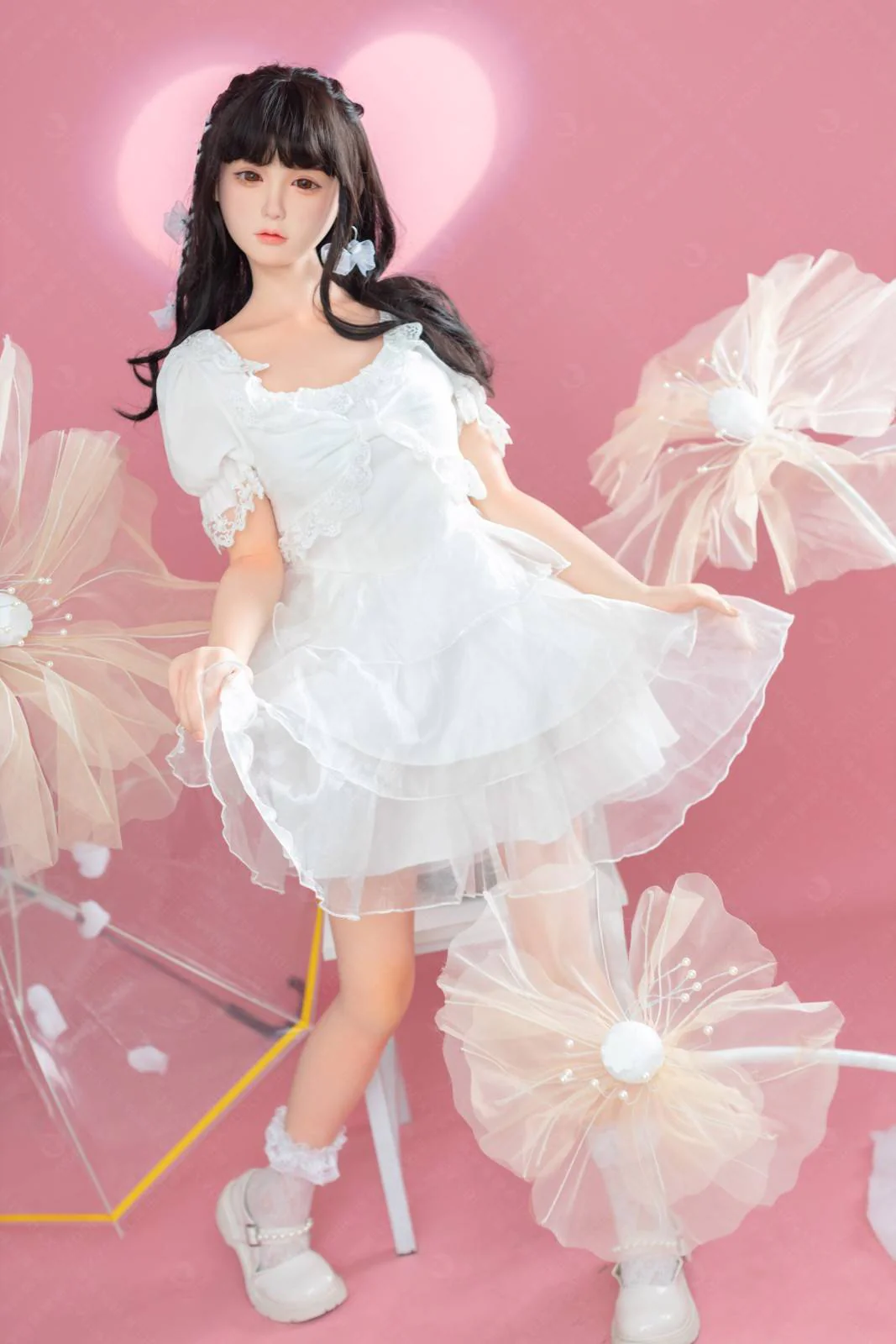 148cm (4ft8") Valentines Day Girl Silicone Sex Love Doll - C-Cup - Alice - Image 7