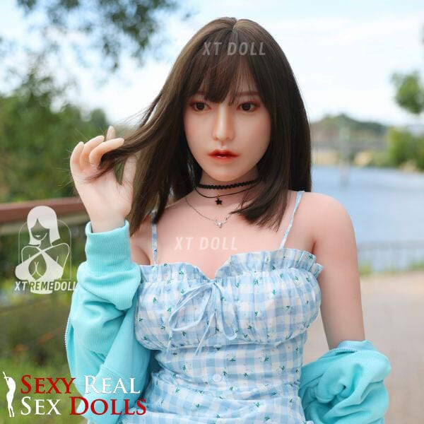 150cm (4ft 11') D-Cup Asian Girl in Sexy Summer Dress Silicone Doll for Sex - Hitomi