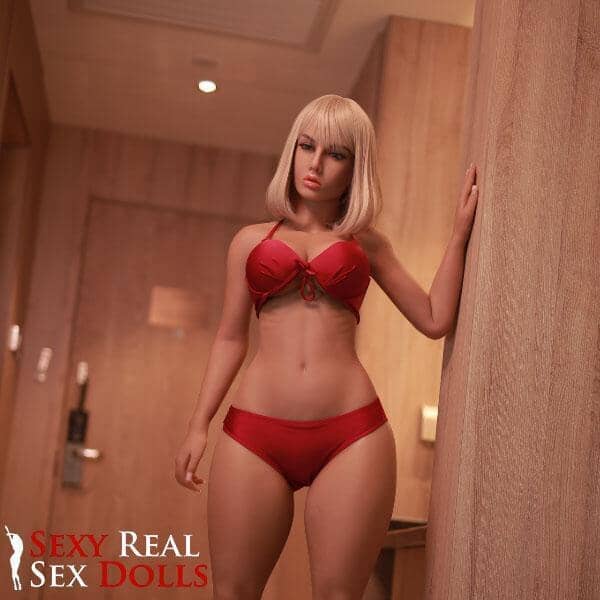 150cm (4ft 11') Small Breast Blonde Sex Doll with Large Ass - Ginger
