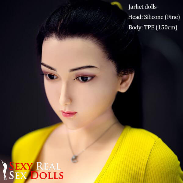 150cm (4ft9') Curvy Black-Haired Hybrid Sex Doll - Fine - Image 12