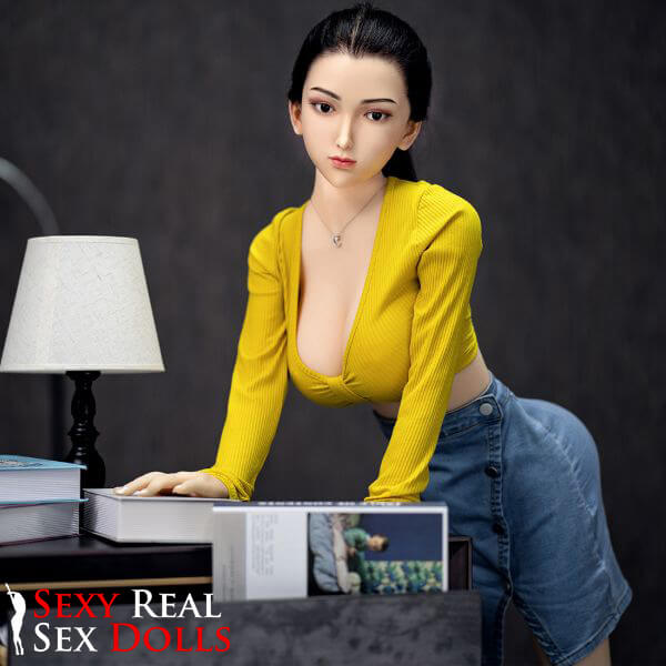 150cm (4ft9') Curvy Black-Haired Hybrid Sex Doll - Fine - Image 9