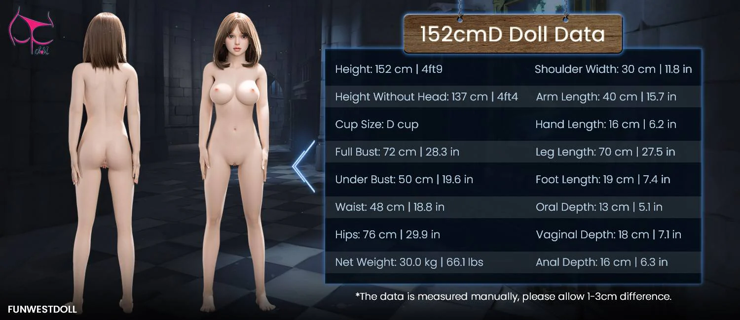152cm (4ft9') D-Cup Slim Asian TPE Sex Doll – Tender Pool Girl Fantasy [EU Stock] - Lily - Image 29