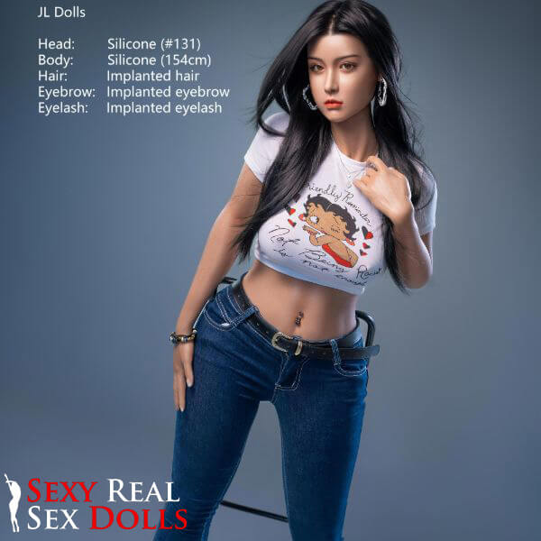 154cm (5ft) Casual Beauty Sexy Asian Silicone Sex Doll - Rosie - Image 4