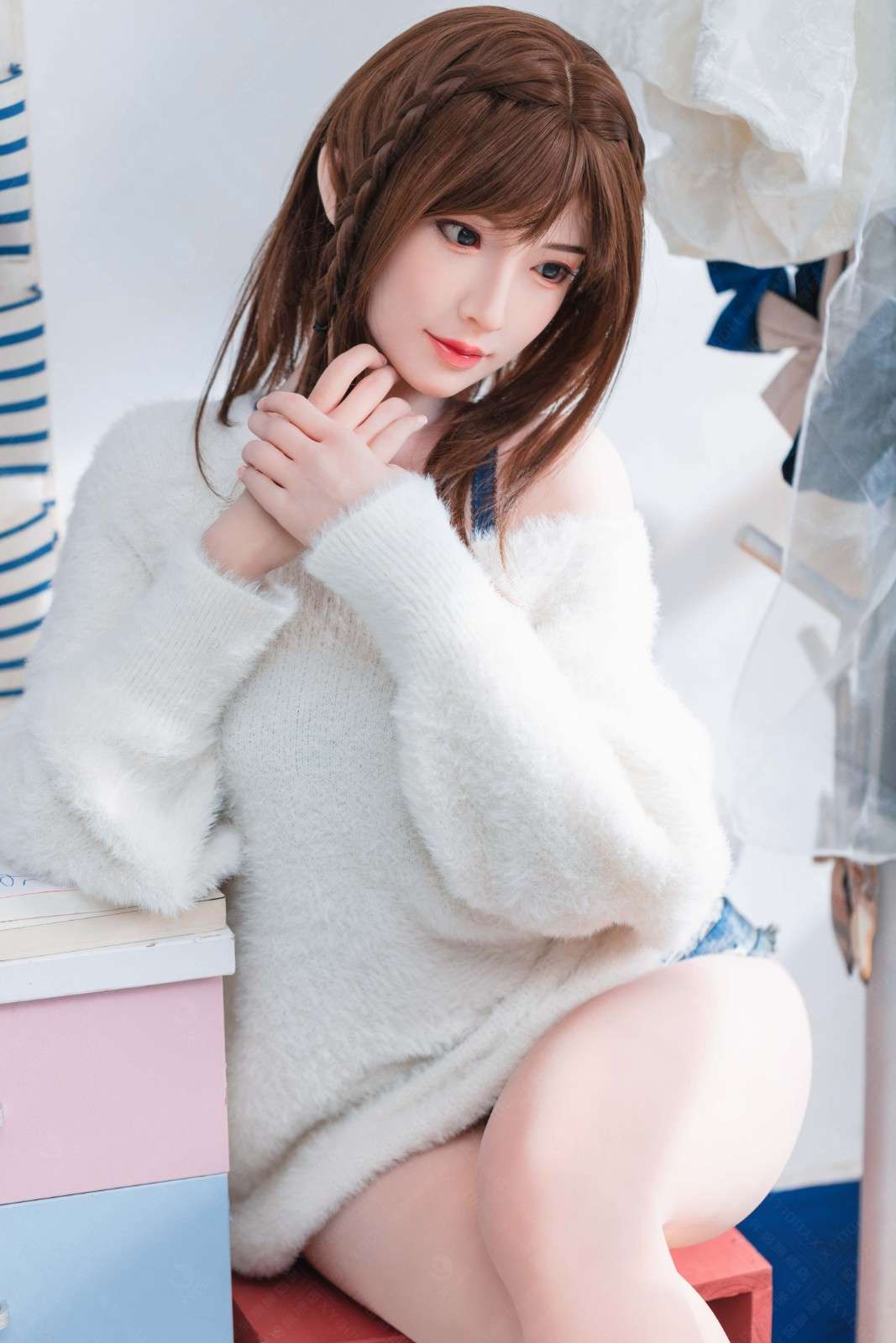 157cm (5ft1") Charming Silicone Sex Doll - A-Cup - Clara - Image 7