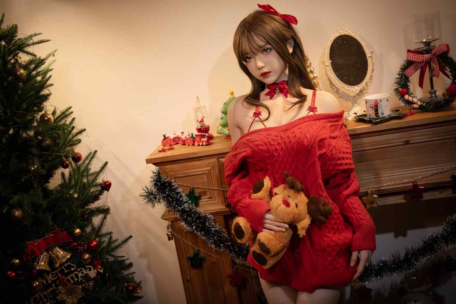 158cm (5ft1") Christmas Silicone Sex Doll - D-Cup - Jane - Image 7