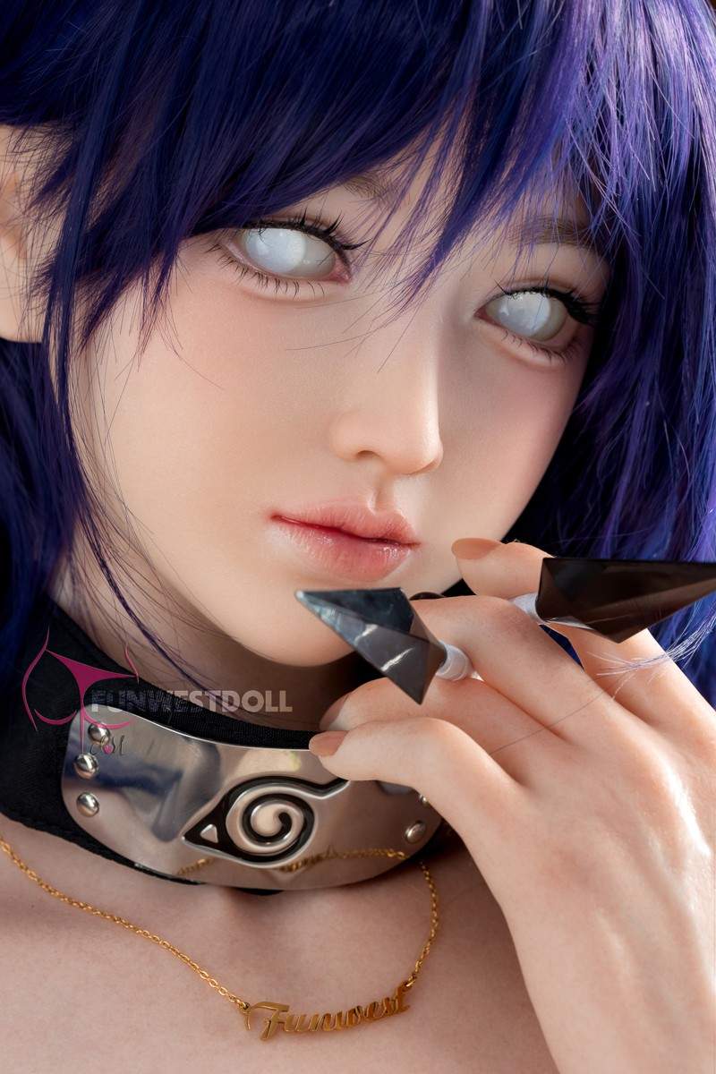 159cm (5ft2") Hinata Hyūga Silicone Sex Doll – Fantasy Cosplay - A-Cup - In Stock | US Only - Image 34