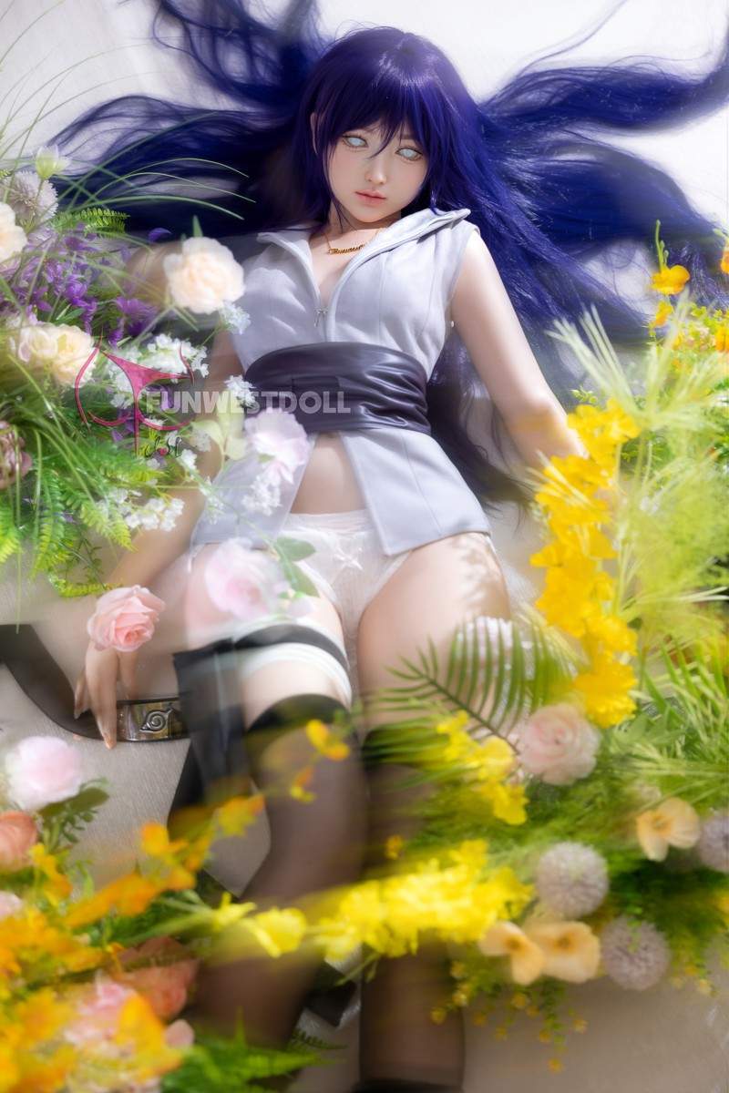 159cm (5ft2") Hinata Hyūga Silicone Sex Doll – Fantasy Cosplay - A-Cup - In Stock | US Only - Image 36