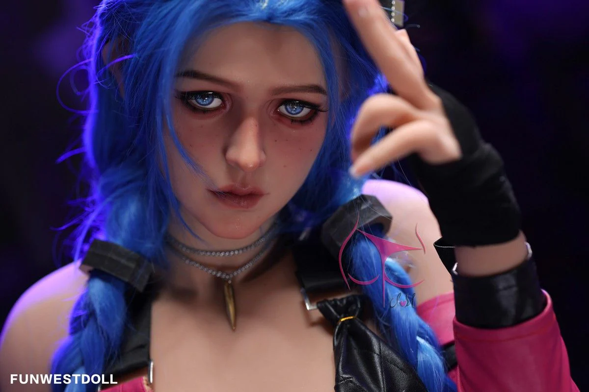 159cm (5ft2") A-Cup Jinx Cosplay Premium S-TPE Sex Doll - Assos - In Stock | US Only - Image 26