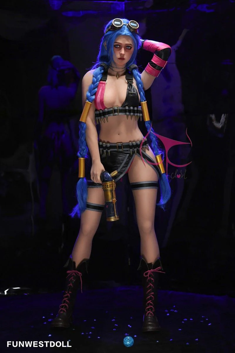 159cm (5ft2") A-Cup Jinx Cosplay Premium S-TPE Sex Doll - Assos - In Stock | US Only - Image 5