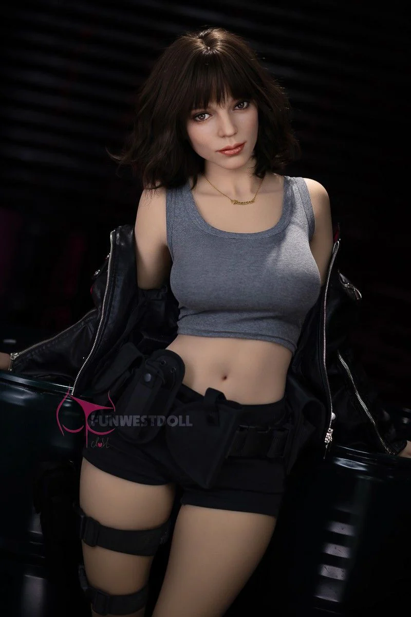 159cm (5ft2') F-Cup TPE Sex Doll – Cosplay Gun Girl Fantasy Doll for Gamers - Eve - Image 7