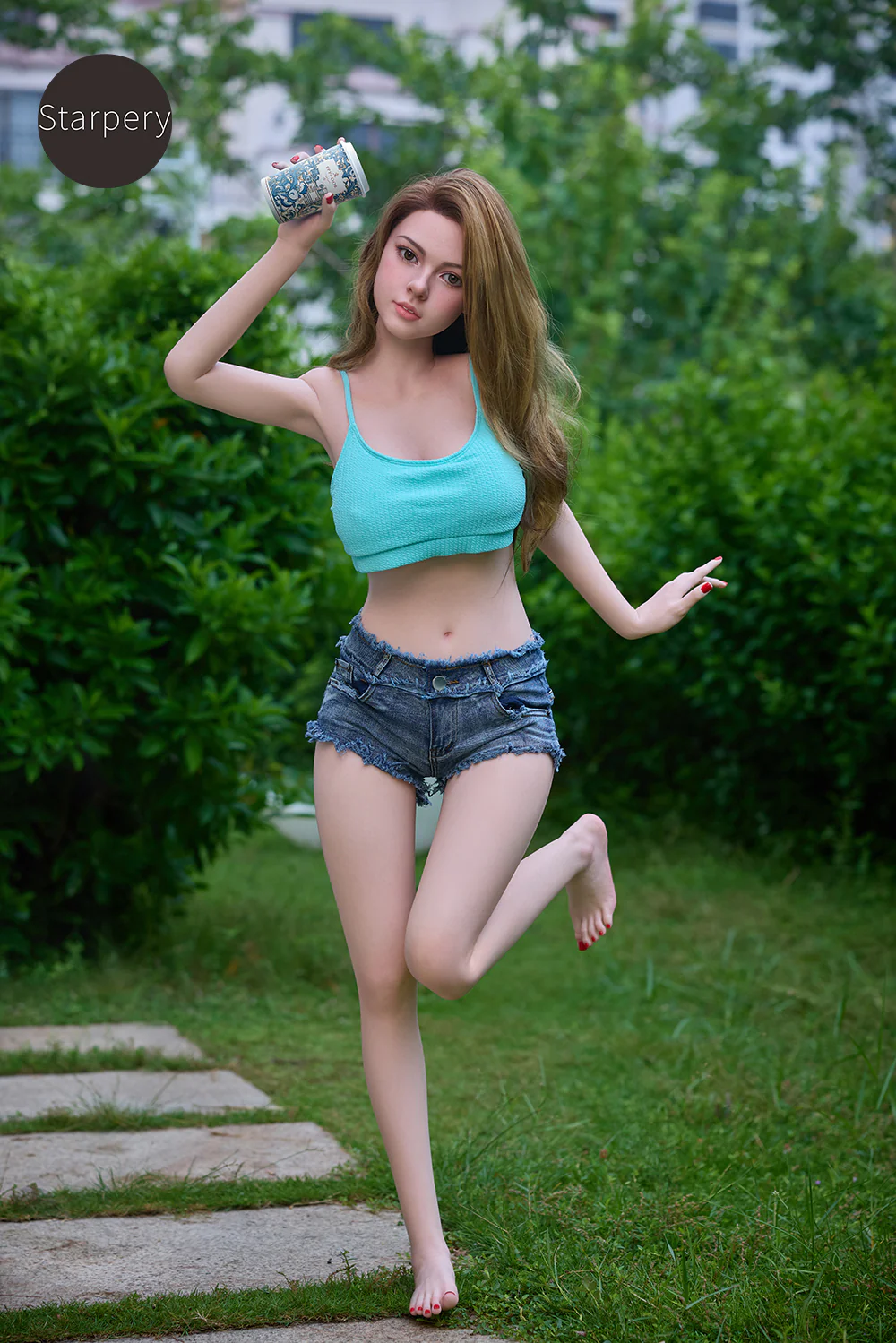 159cm (5ft2") Lifelike Silicone Sex Doll - E-Cup - Candy - Image 3