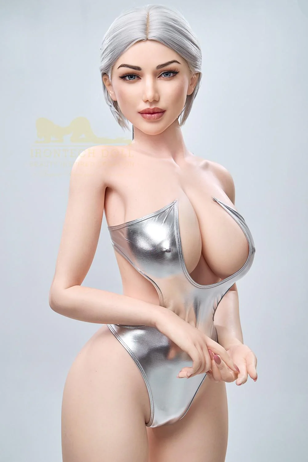 159cm (5ft2') Platinum Blonde Real Silicone Sex Doll- Celine - Image 11