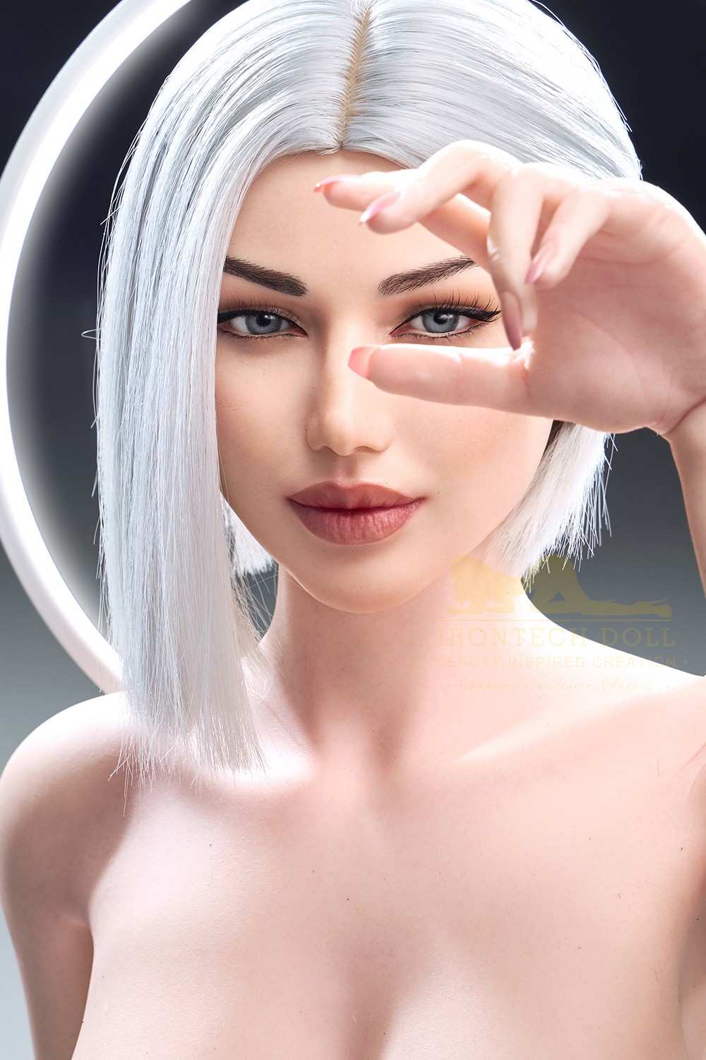 159cm (5ft2') Platinum Blonde Real Silicone Sex Doll- Celine - Image 16