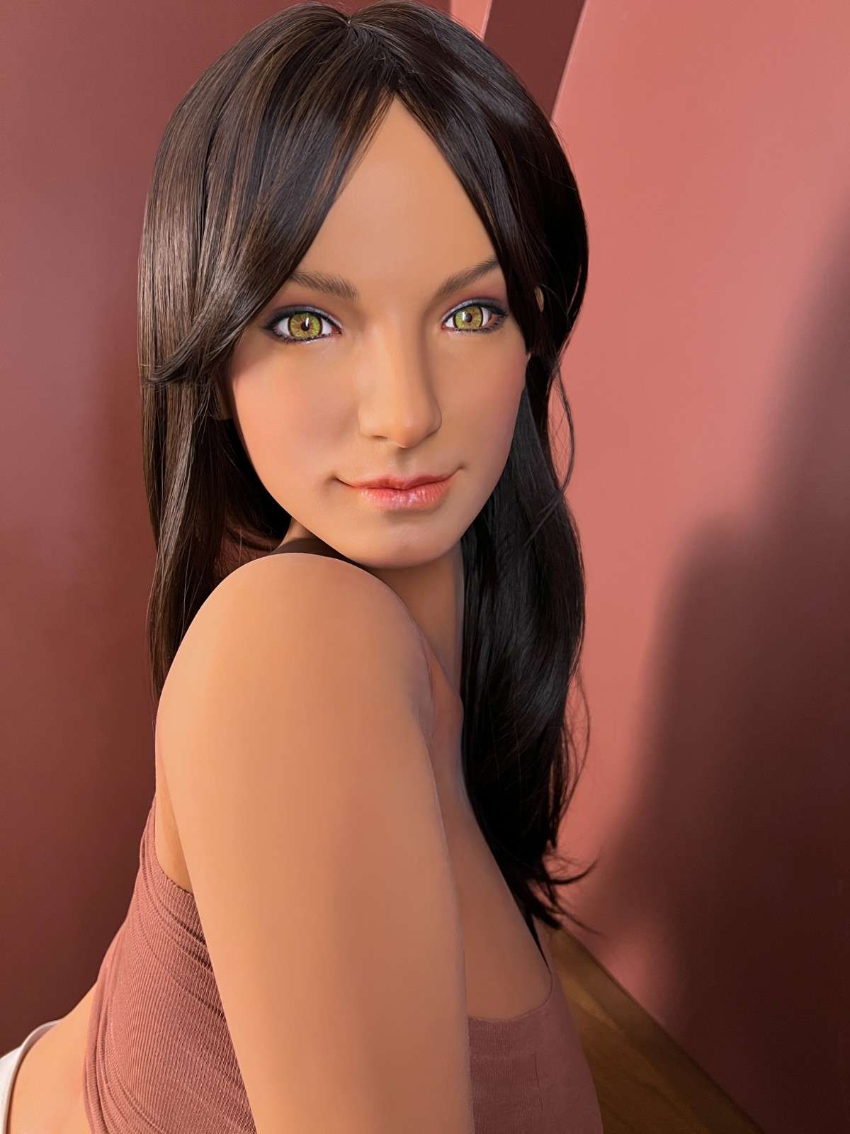 159cm (5ft2") Real Sex Doll - TPE Body with Mouna Silicone Head - Image 3