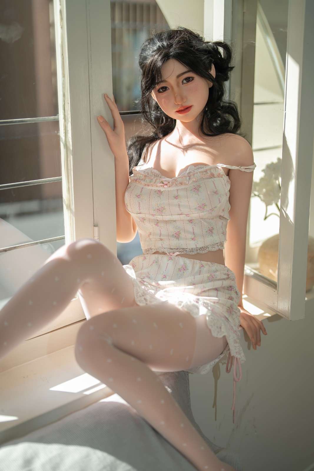 159cm (5ft2") Tiny Asian ROS Head Silicone Sex Doll - E-Cup - Yufan - Image 5