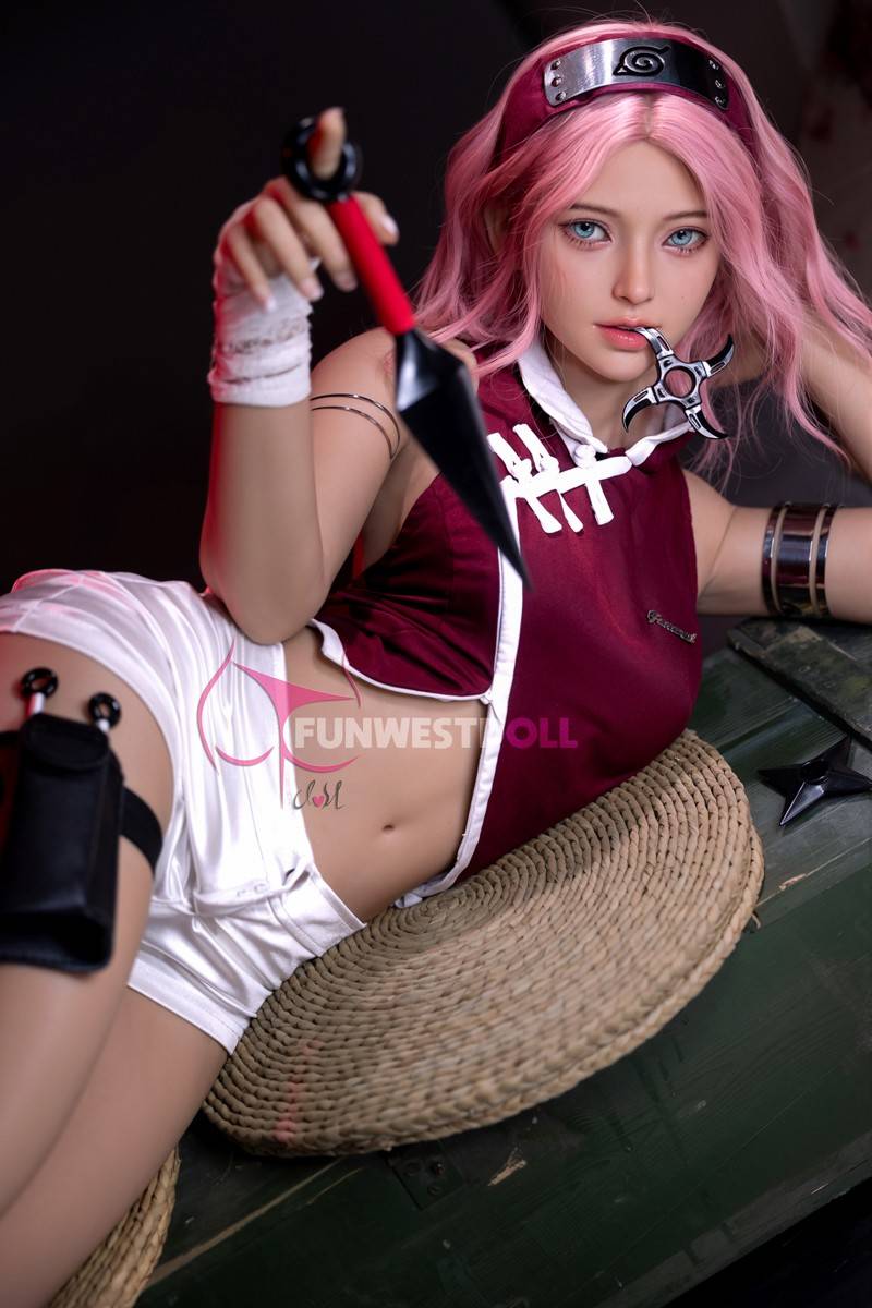 159cm (5ft2") Pink Hair Anime Sex Doll - A-Cup - Alice - In Stock | US Only [Flawed] - Image 18