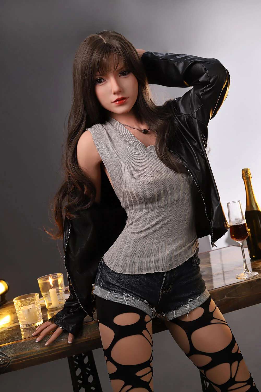 160cm (5ft2") Geeky Gamer TPE Sex Doll - C-Cup - Image 3