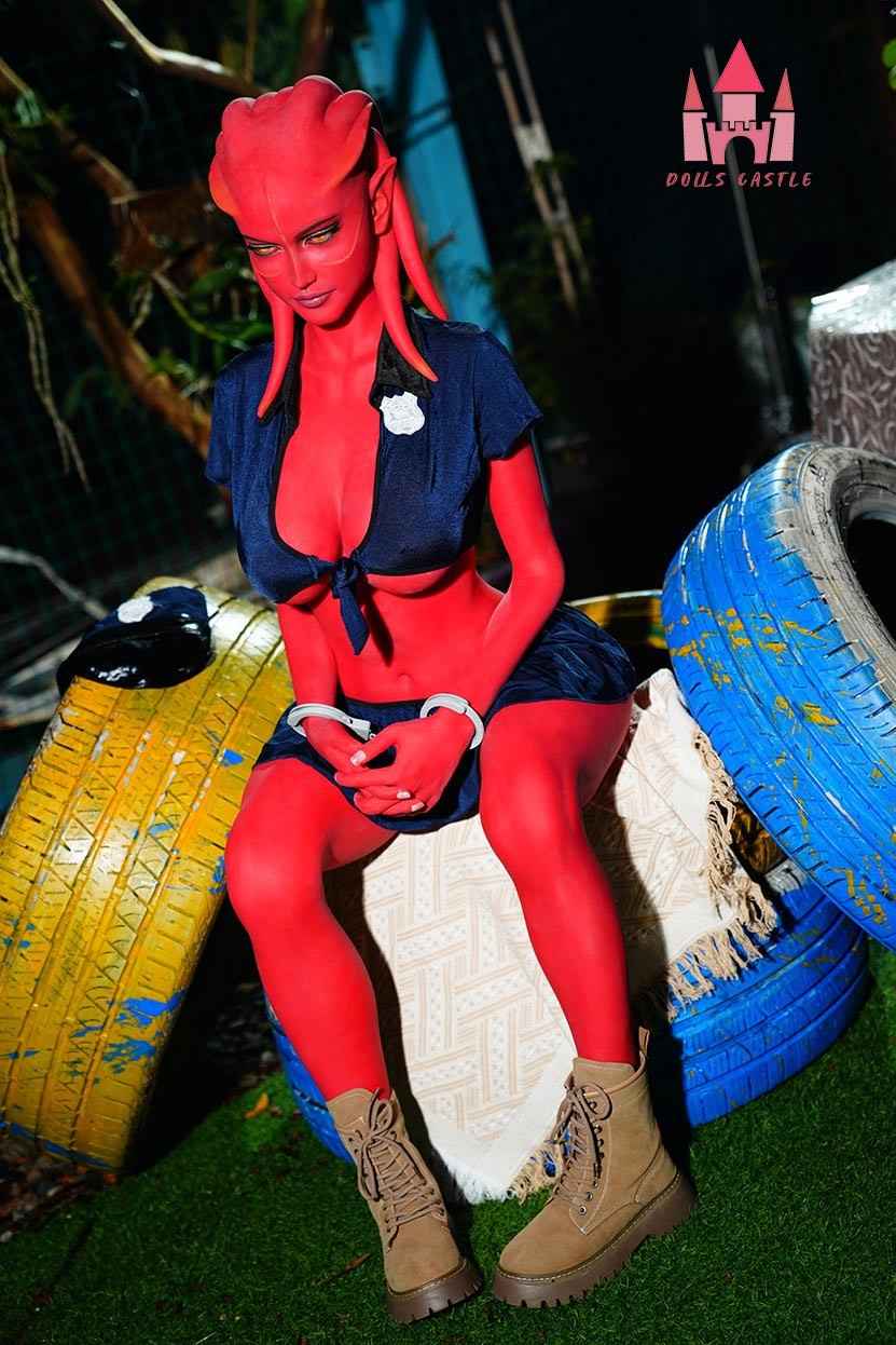 160cm (5ft3") Zombie Sex Doll in Red Skin - Devilish - In Stock | US Only - Image 11