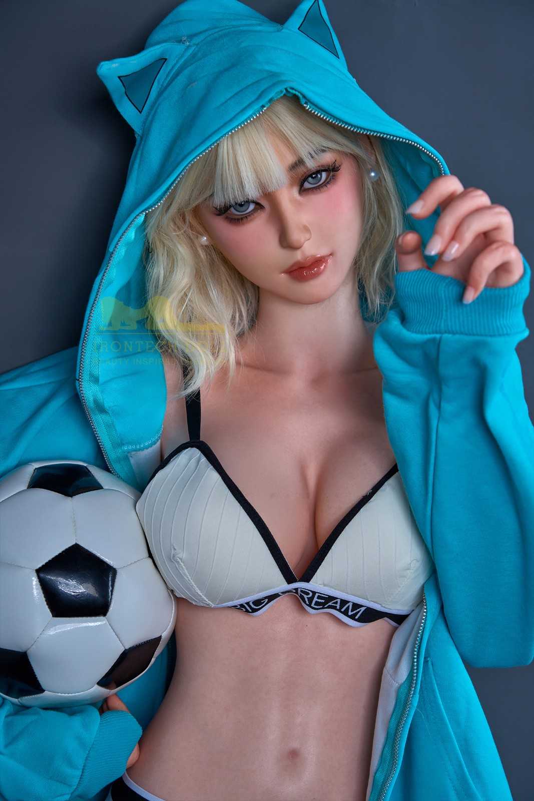 161cm (5ft2') Blonde Anime-Style Life Size Sex Doll - Miku - Image 3