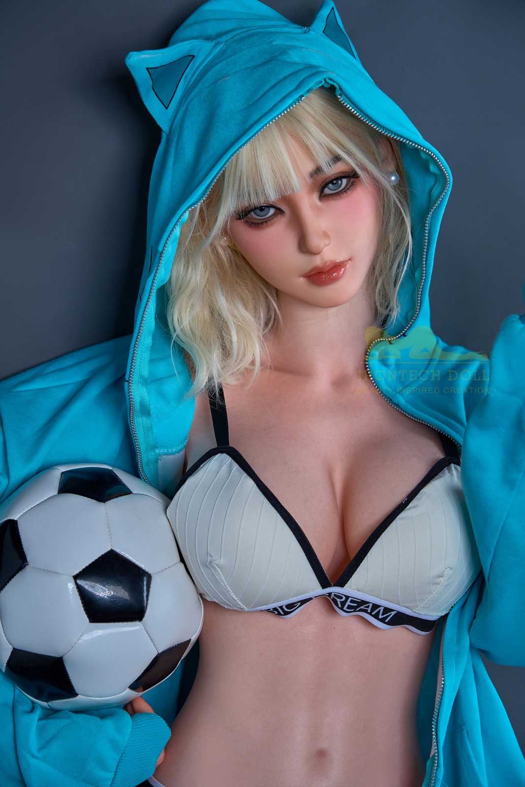 161cm (5ft2') Blonde Anime-Style Life Size Sex Doll - Miku - Image 5