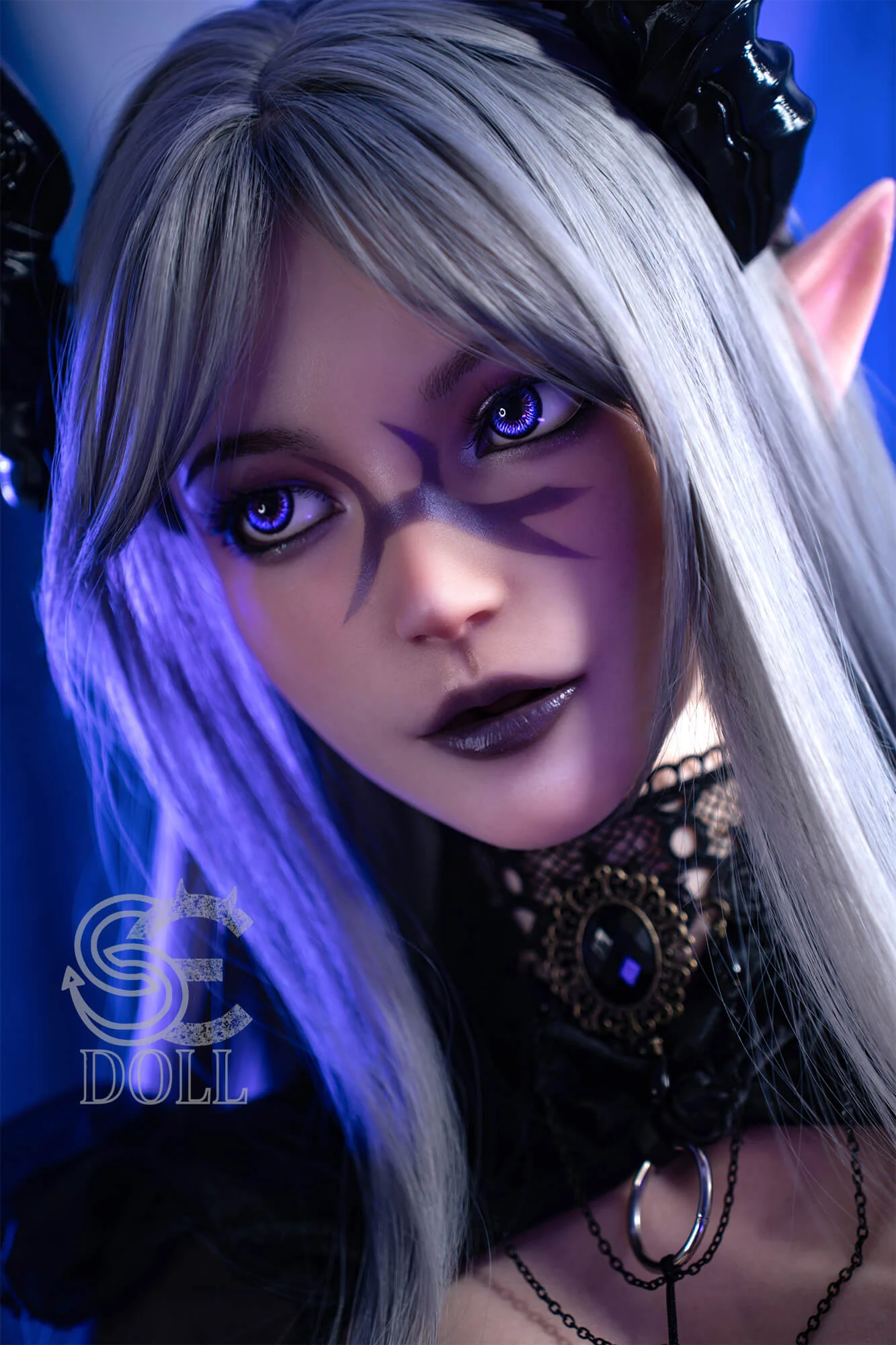 161cm (5ft3") Dark Elf Fantasy Silicone Pro Sex Doll - E-Cup - Aryana.C - In Stock | US Only - Image 19