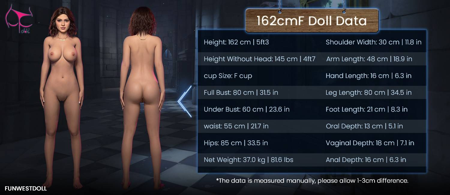 162cm (5ft4") Brunette Sex Doll Sensual Latina Fantasy - F-Cup - Image 29