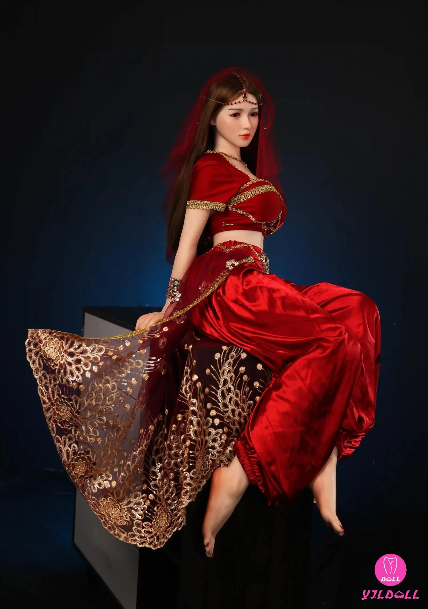 163cm (5ft3") Dancer Head & Body One Piece Silicone Sex Doll - F-Cup - Hye - Image 11