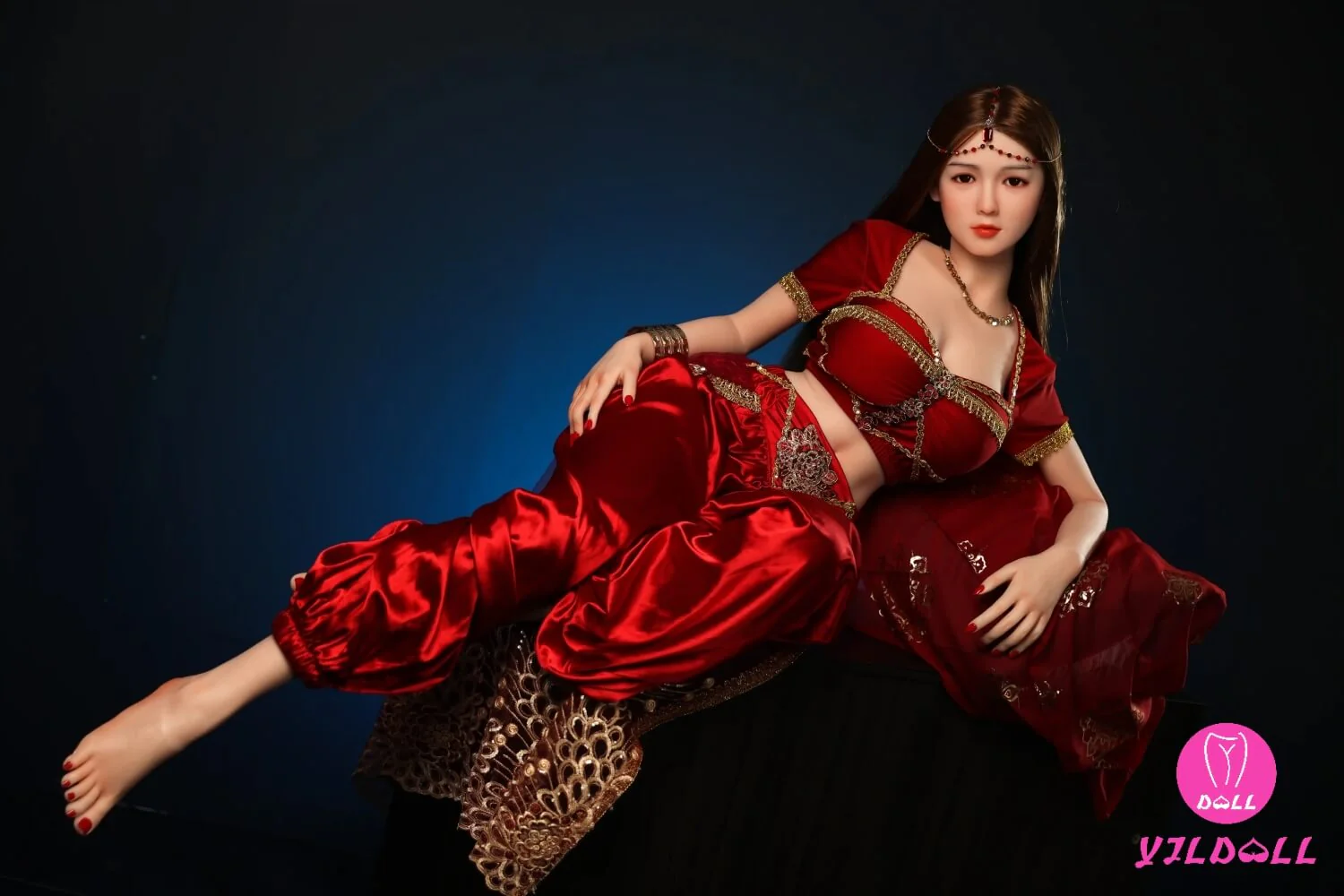 163cm (5ft3") Dancer Head & Body One Piece Silicone Sex Doll - F-Cup - Hye - Image 13