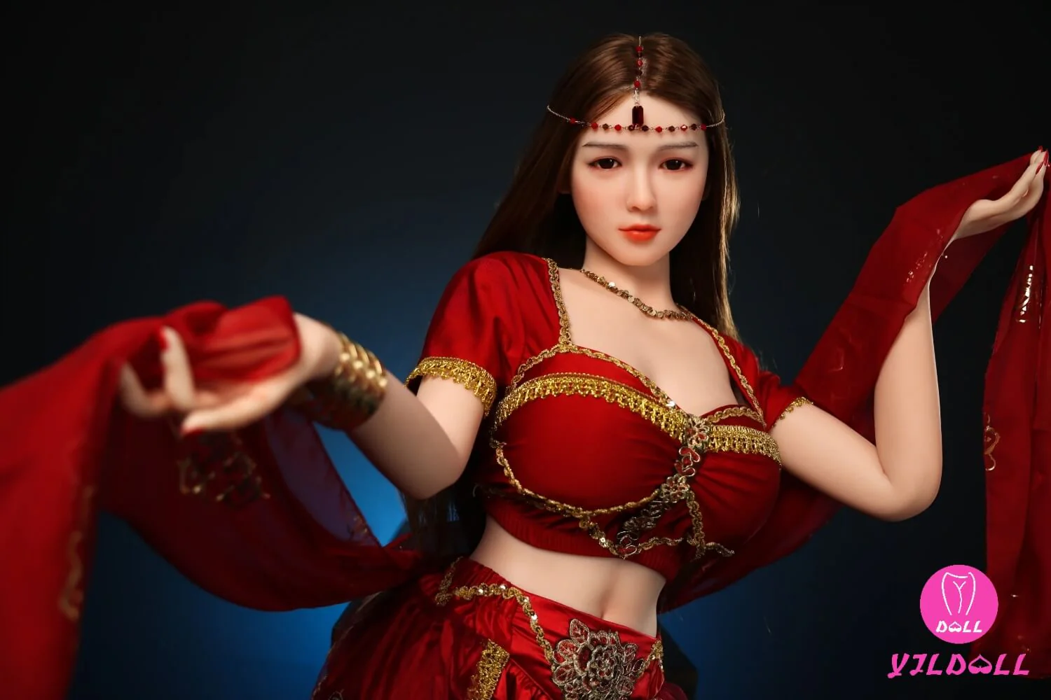 163cm (5ft3") Dancer Head & Body One Piece Silicone Sex Doll - F-Cup - Hye - Image 5