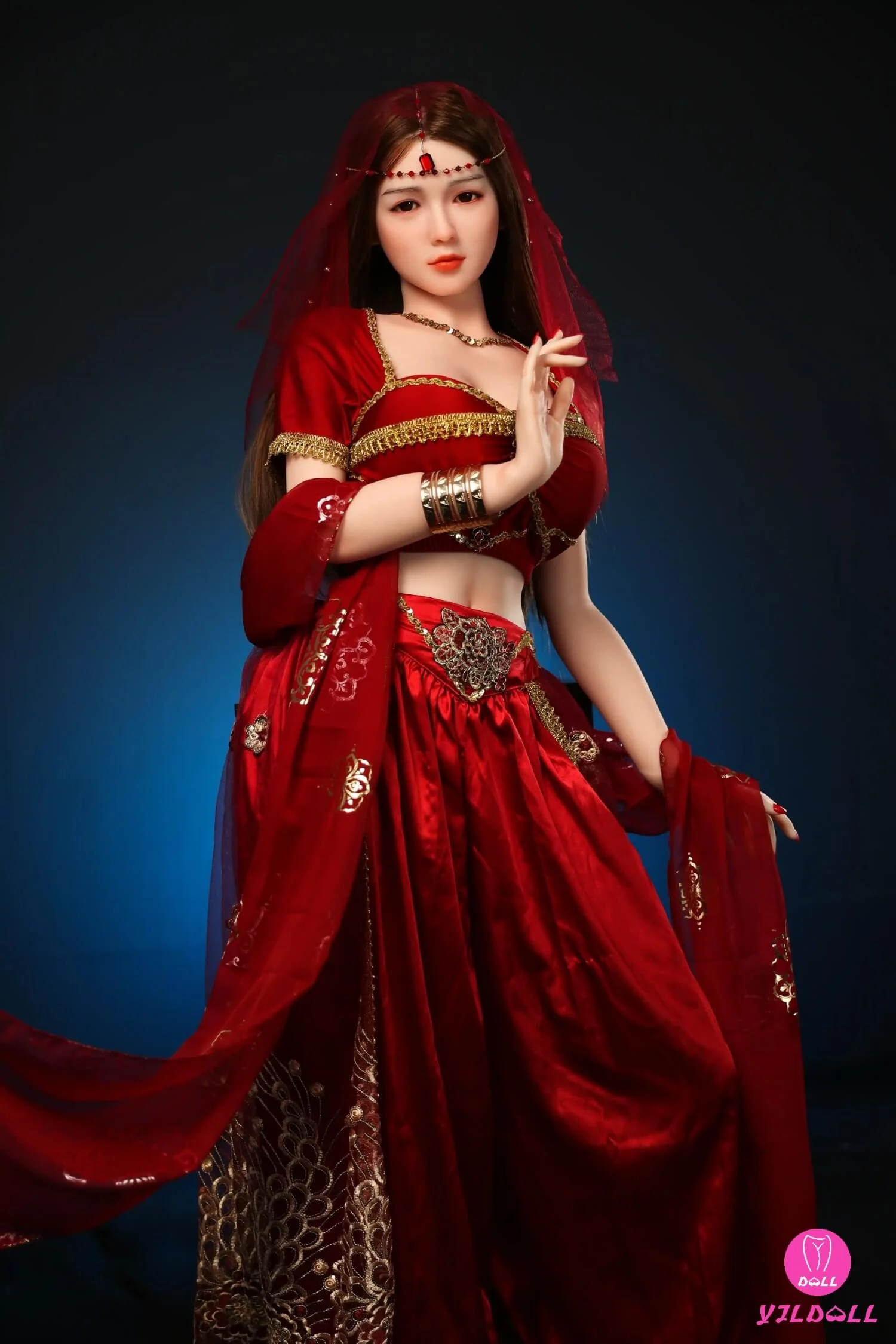 163cm (5ft3") Dancer Head & Body One Piece Silicone Sex Doll - F-Cup - Hye - Image 6