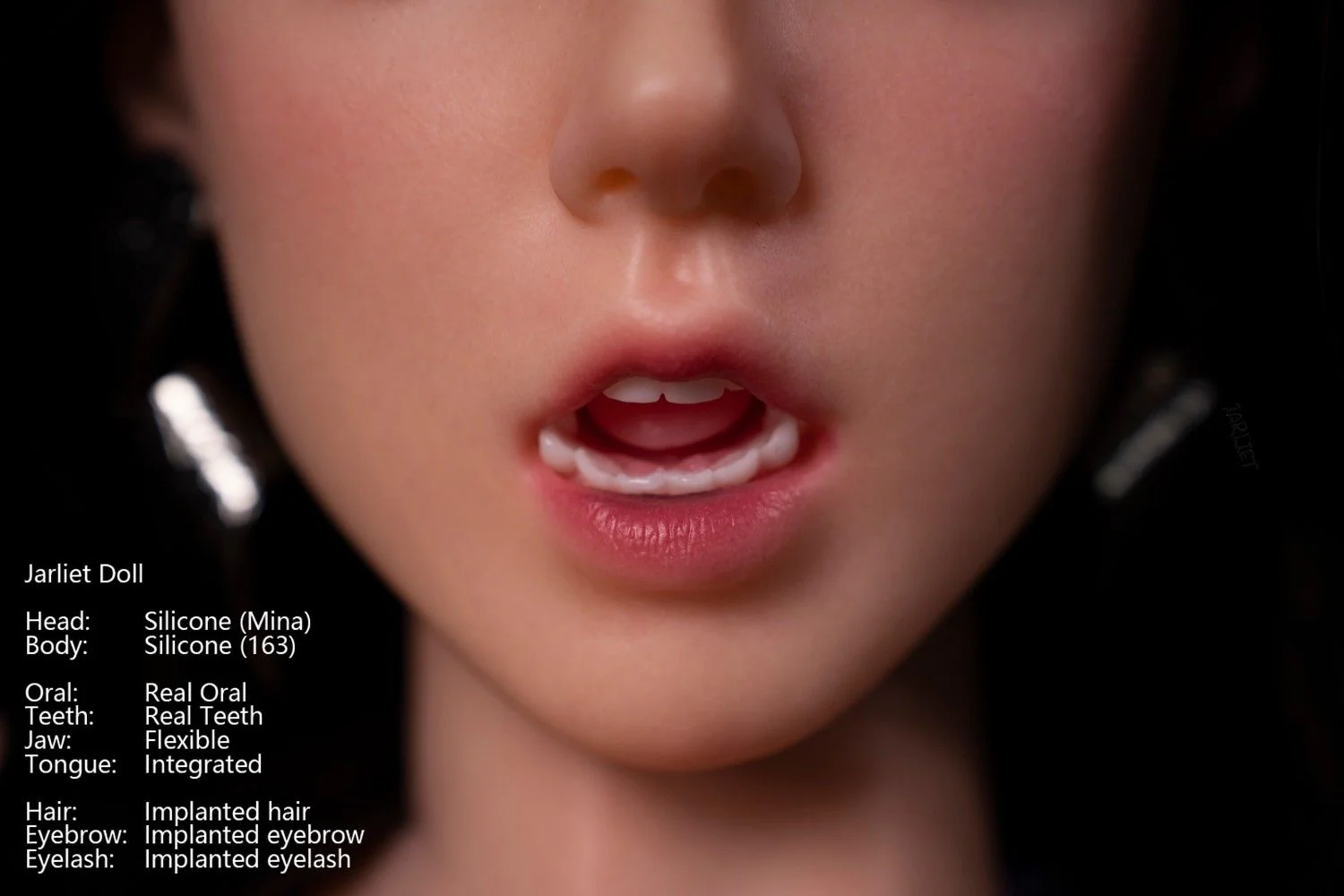 163cm (5ft3") Elegant Dark Brunette Silicone Sex Doll - Mina - Image 14