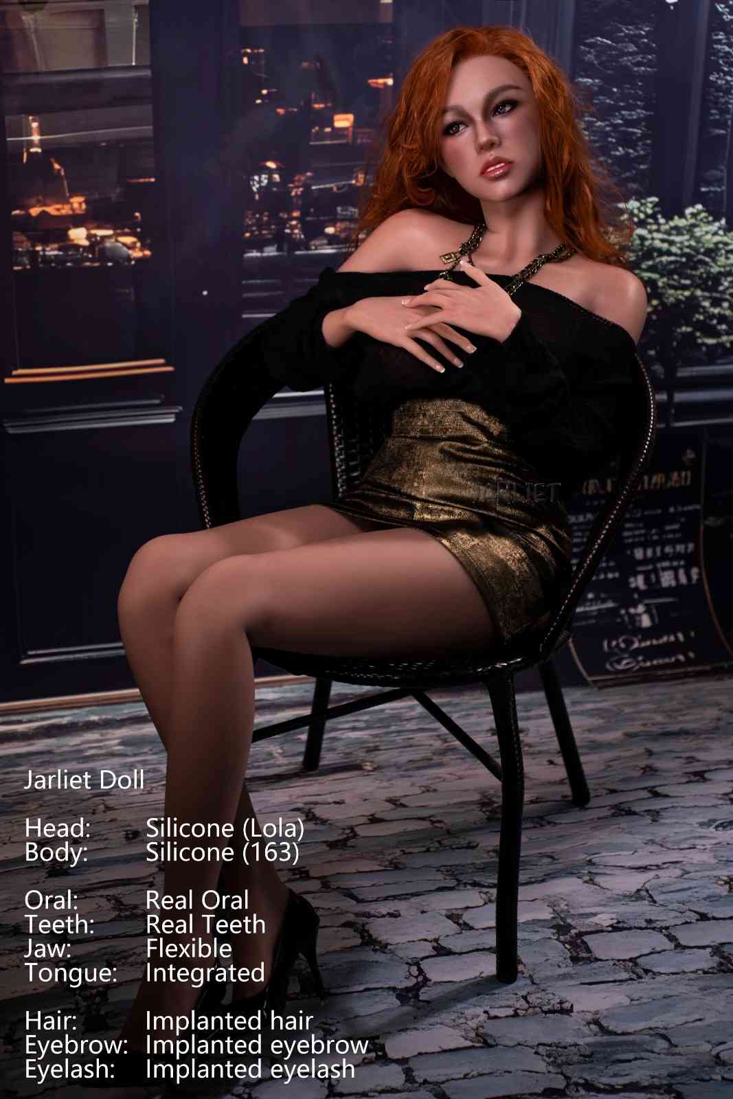 163cm (5ft3") Elegant Redhead Silicone Sex Doll - Lola - Image 3