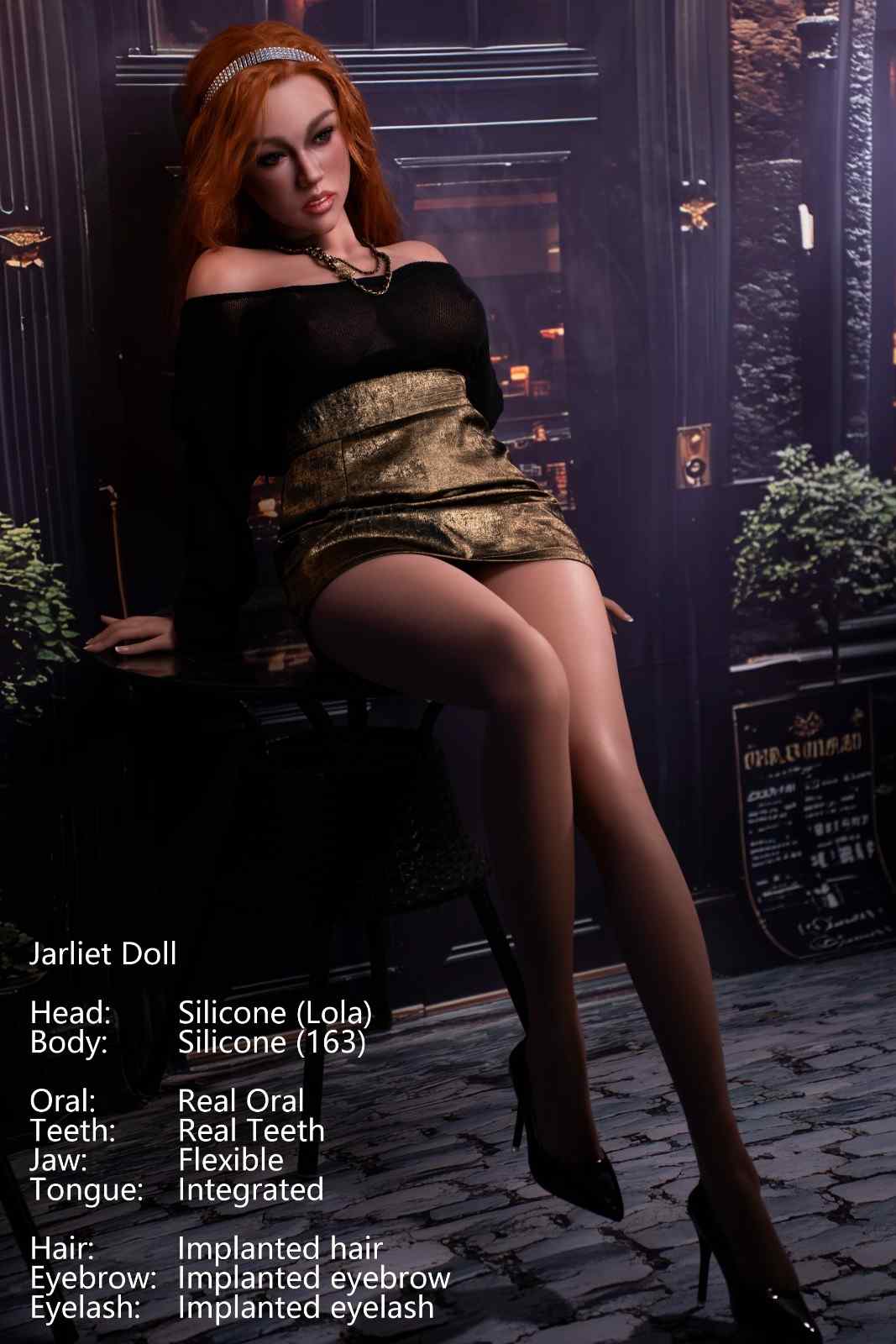163cm (5ft3") Elegant Redhead Silicone Sex Doll - Lola - Image 6