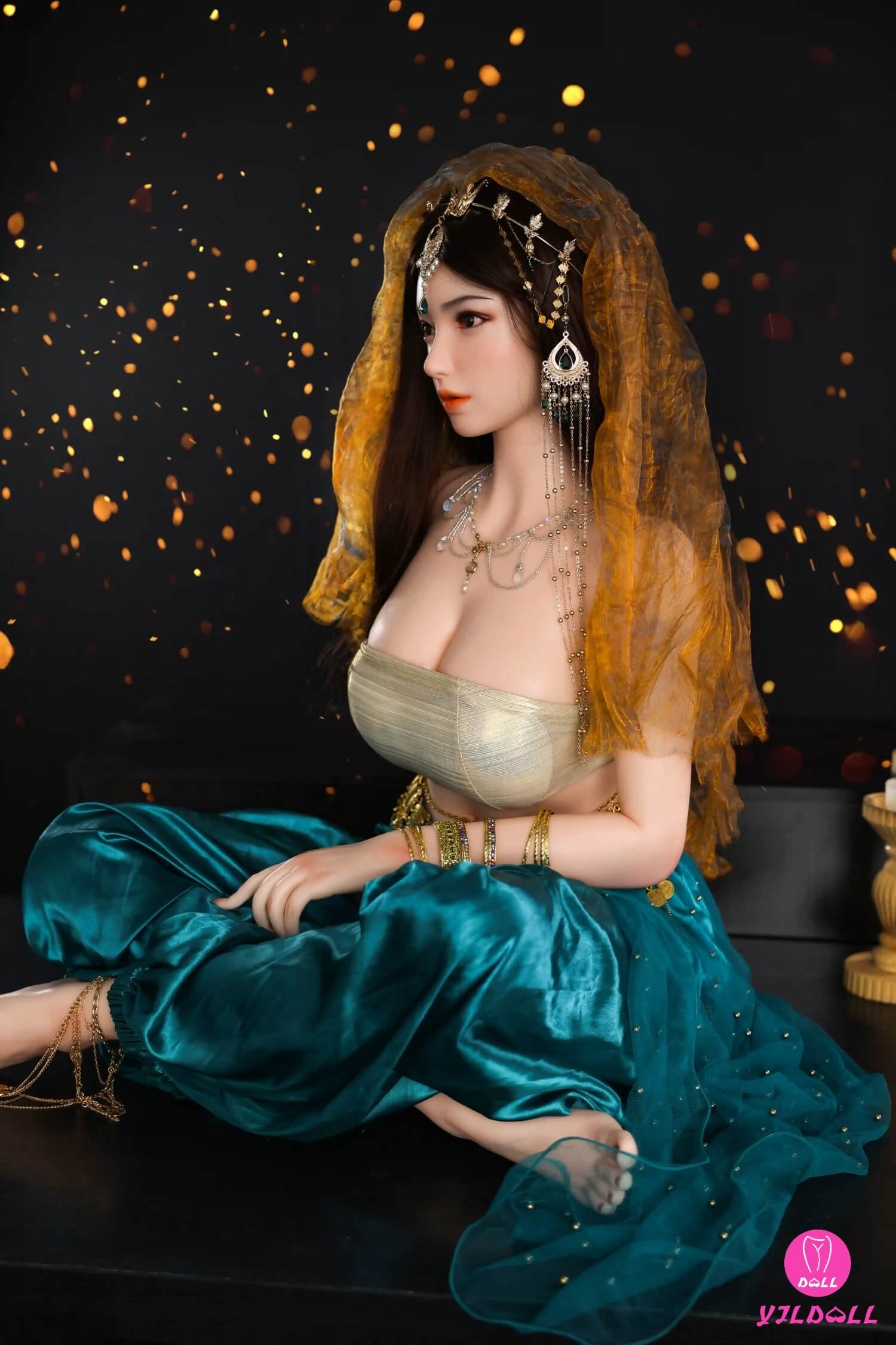163cm (5ft3") Sexy Hindi Head & Body One Piece Silicone Love Sex Doll - F-Cup - Jiya - Image 3