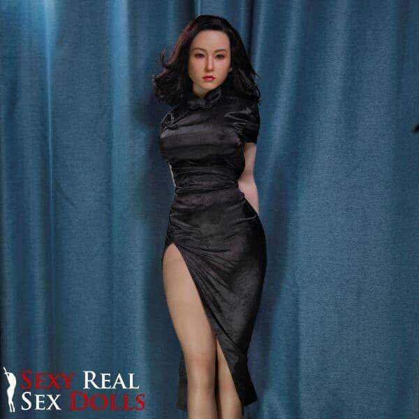 163cm (5ft4') Big Curvy Matured Asian Sex Doll with Silicone Head- Fujiko - Image 11
