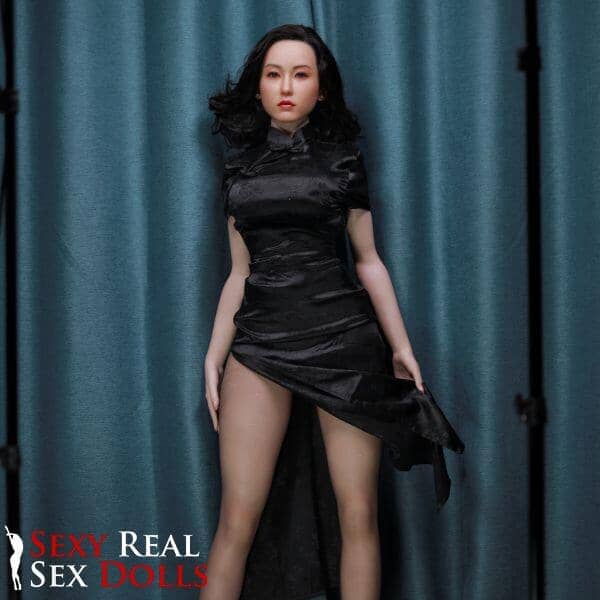 163cm (5ft4') Big Curvy Matured Asian Sex Doll with Silicone Head- Fujiko - Image 4