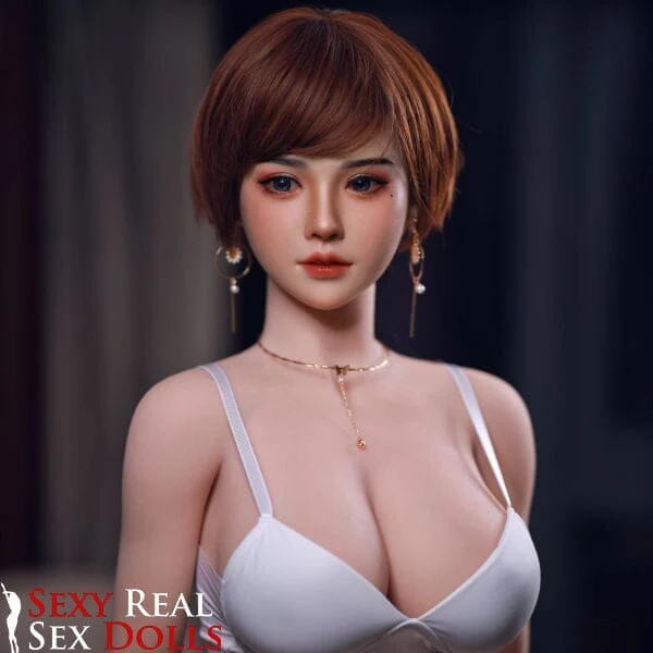 163cm (5ft4') Busty Asian Sensation Sex Doll with Silicone Head - Clarisse