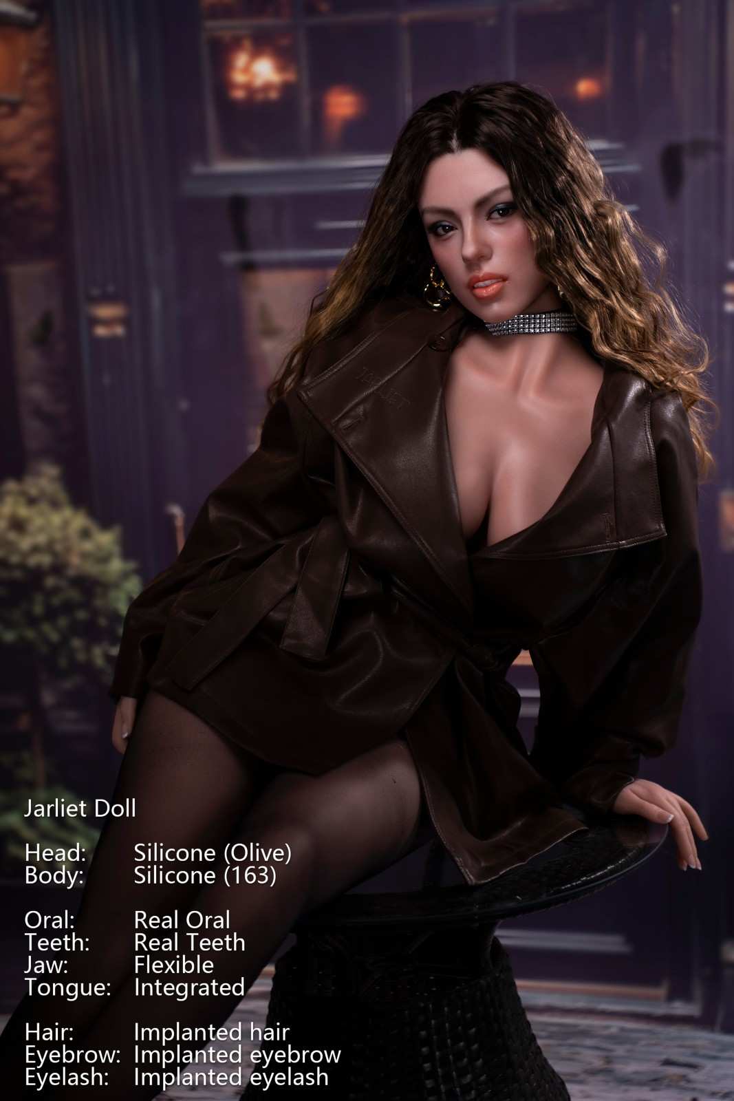 163cm (5ft4") Full Silicone Sex Doll – Light Tan - Olive - Image 10
